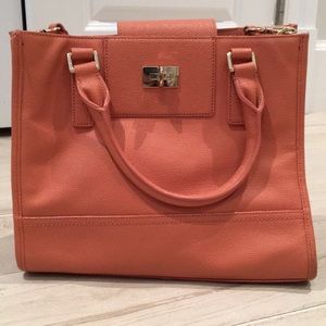 Cole Haan coral crossbody